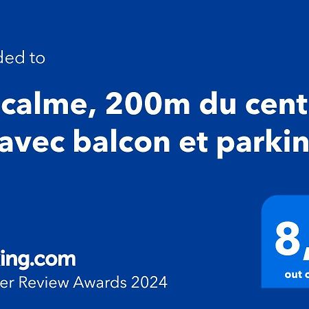 Apartamento Au Calme, 200M Du Centre T2 Avec Balcon Et Parking Cassis Exterior foto