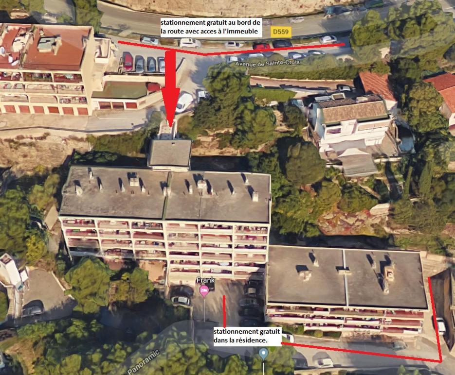 Apartamento Au Calme, 200M Du Centre T2 Avec Balcon Et Parking Cassis Exterior foto